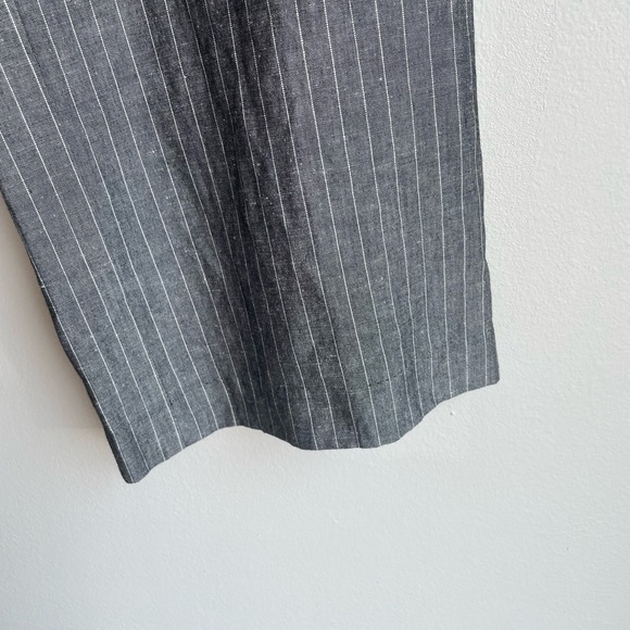 Trixie + LuLu Modern Gray Pinstriped Pants | Size 8P - Picture 10 of 10